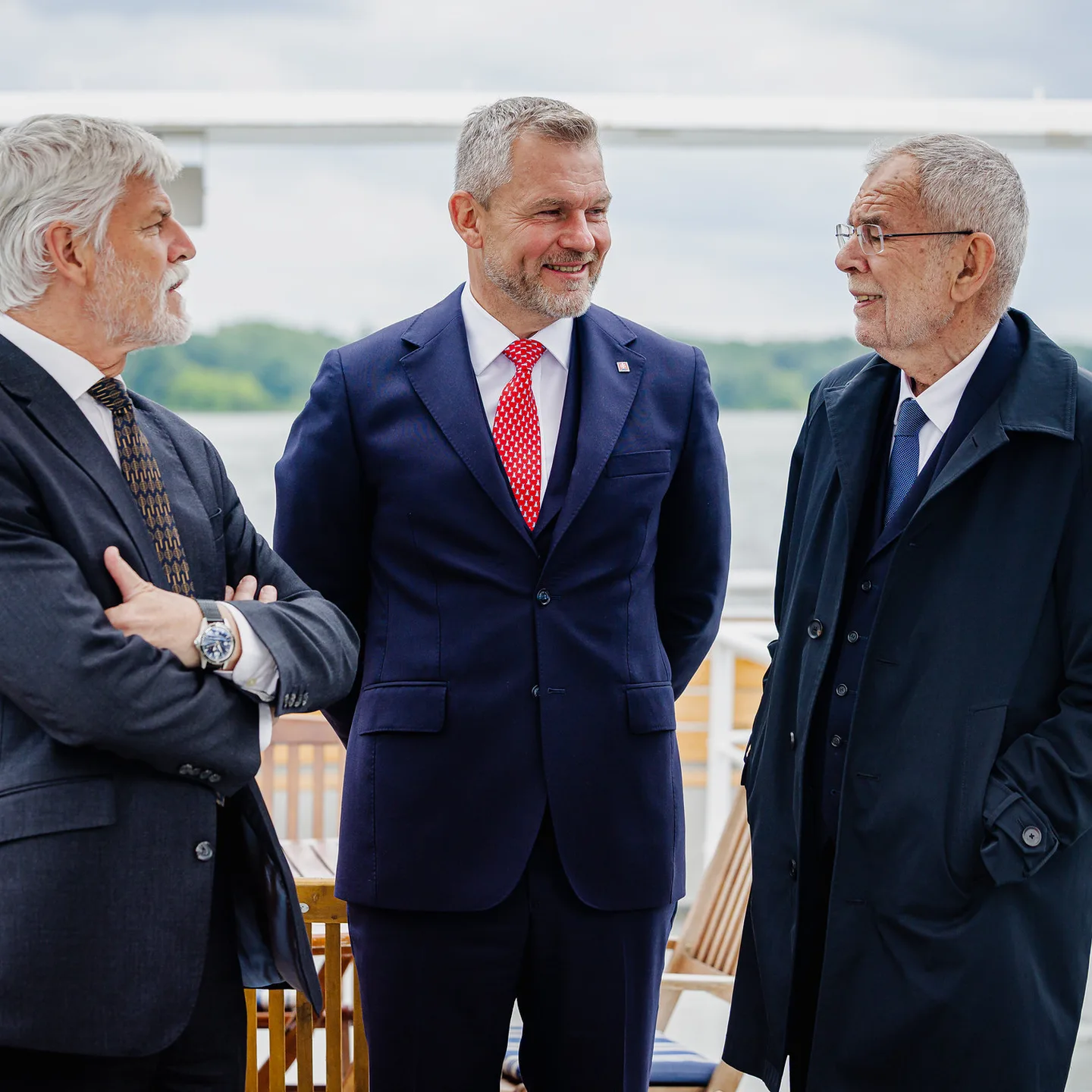Stretnutie prezidentov Slovenska, Česka a Rakúska na palube lode Harmónia 12.5.2026