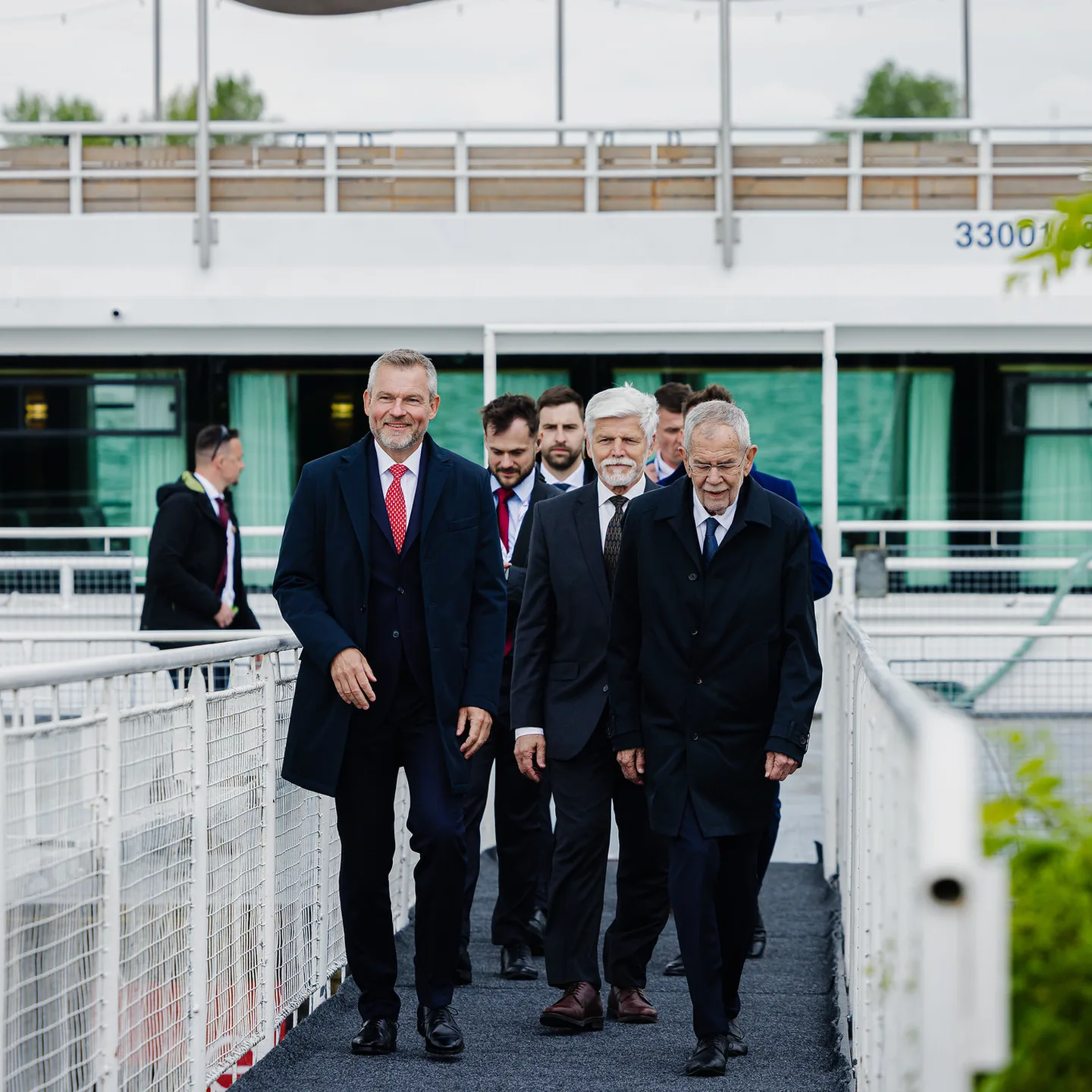 Stretnutie prezidentov Slovenska, Česka a Rakúska na palube lode Harmónia 12.5.2026