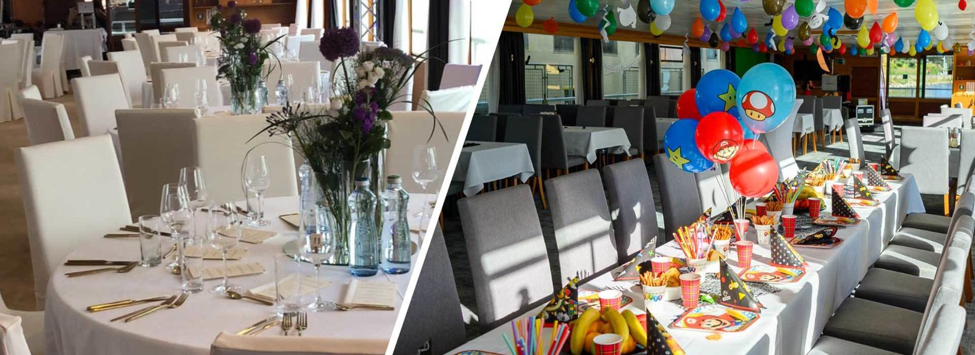 Oslava narodenín na lodi