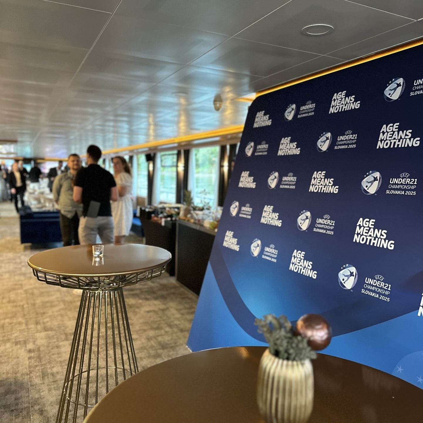 Final dinner UEFA European Undre-21 Championship Slovakia 2025