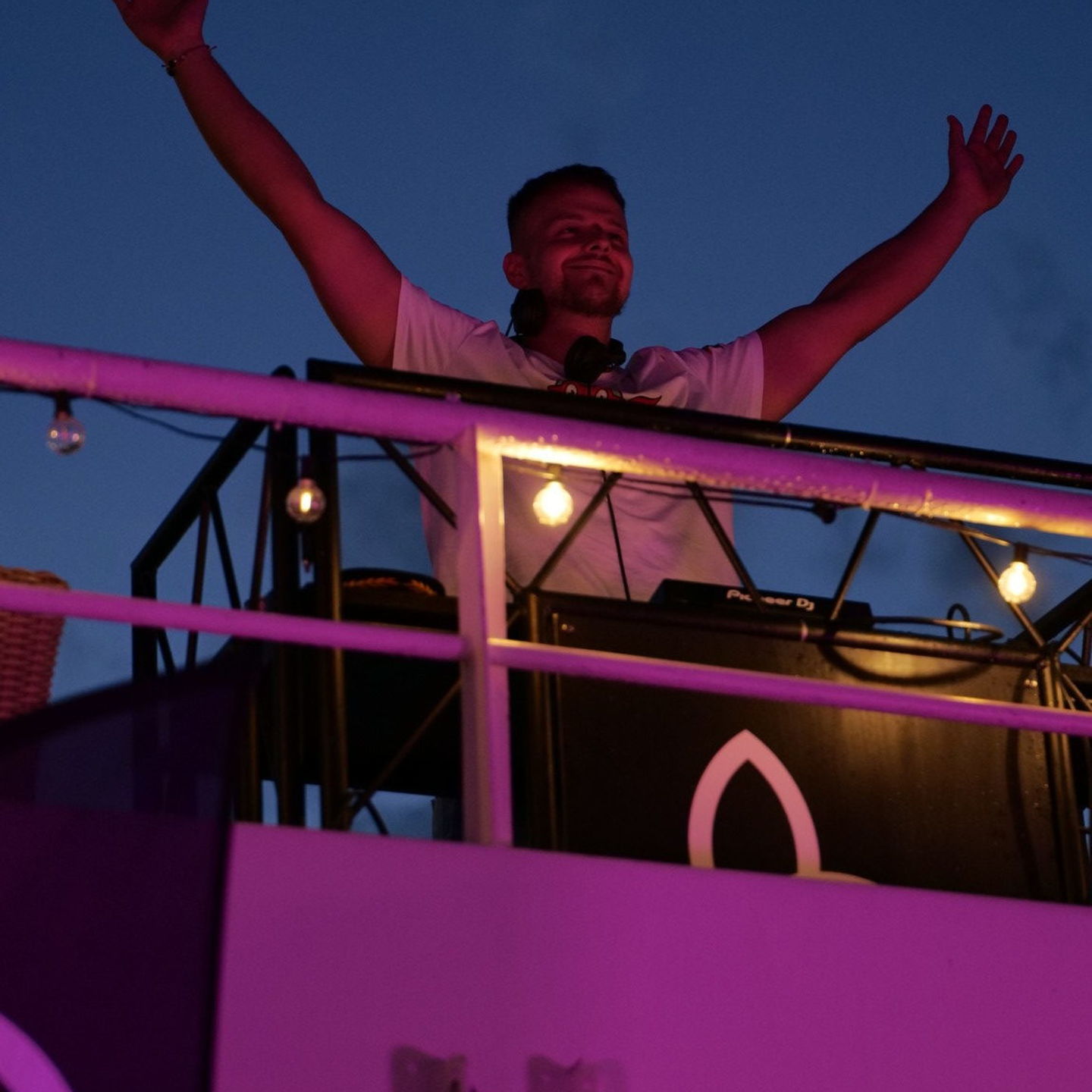 Jany Landl na lodi Harmónia