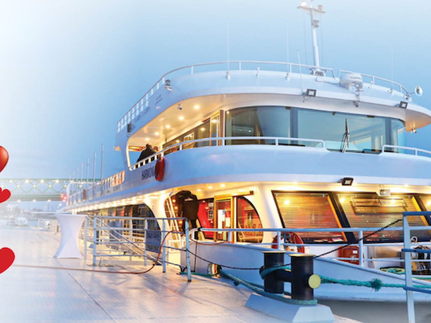 Zažite nezabudnuteľný Valentín na lodi Harmónia
