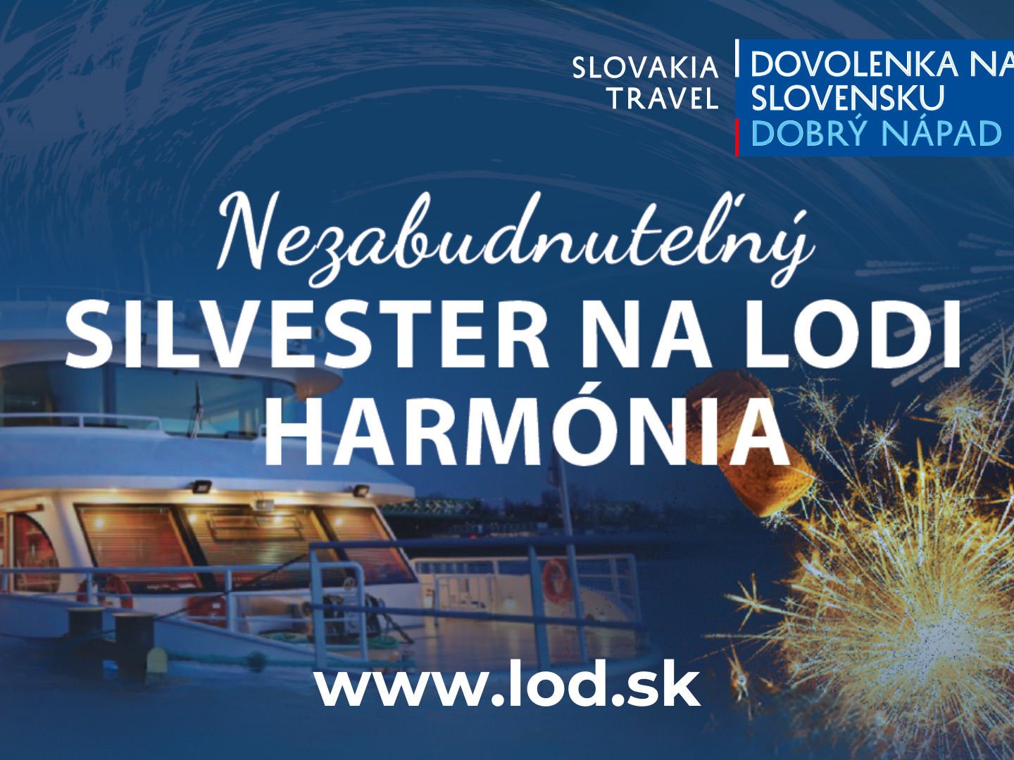 Zažite najmagickejší Silvester na lodi Harmónia!