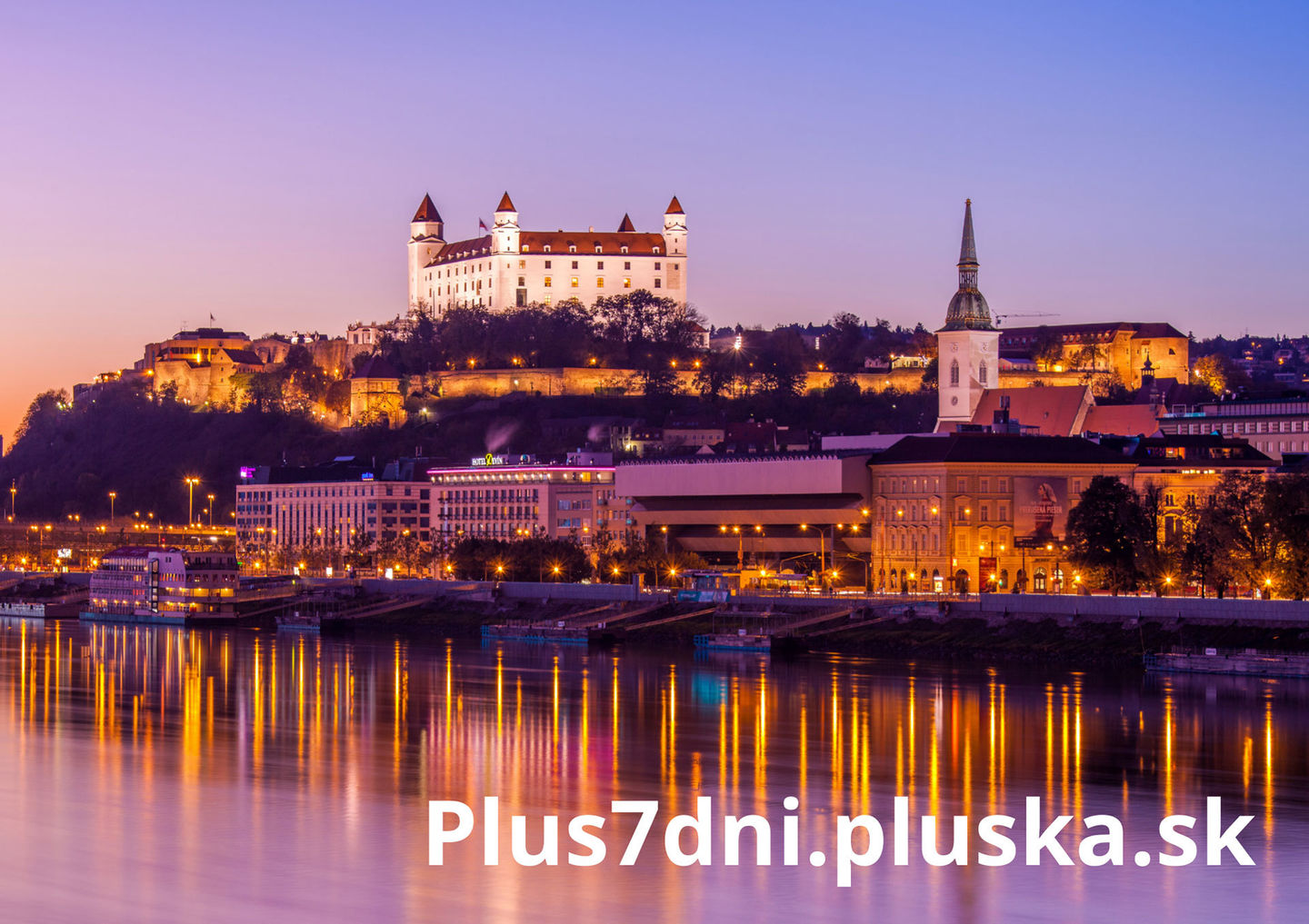 Christmas on the Danube: Bratislava from the river's surface has an unforgettable atmosphere