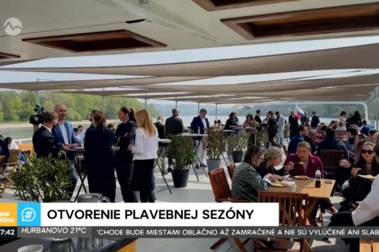 TV Markíza Teleráno - Otvorenie plavebnej sezóny 2026