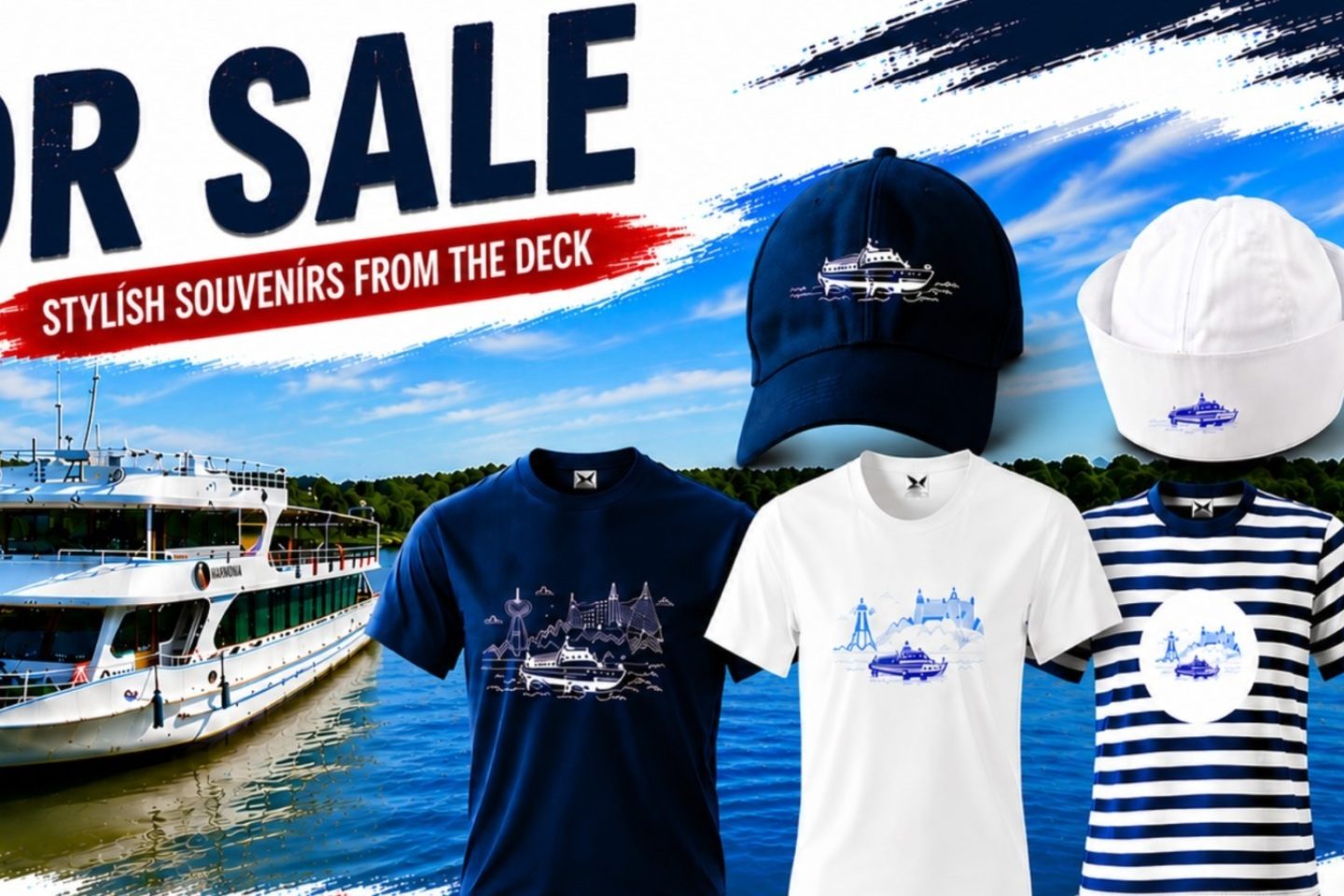 Buy an original memento of your cruise! Discover our collection of souvenirs from the deck