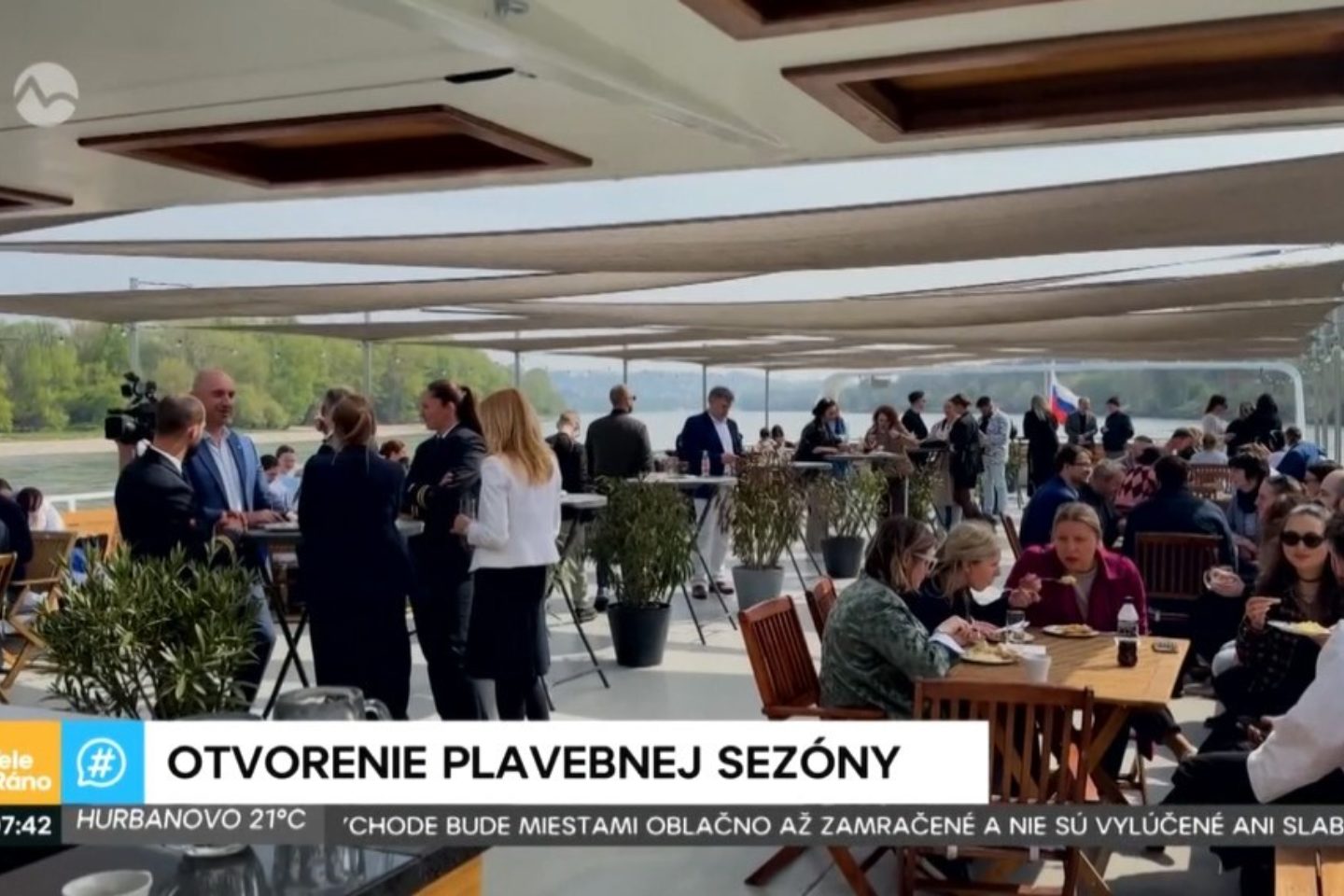 TV Markíza Teleráno - Otvorenie plavebnej sezóny 2026
