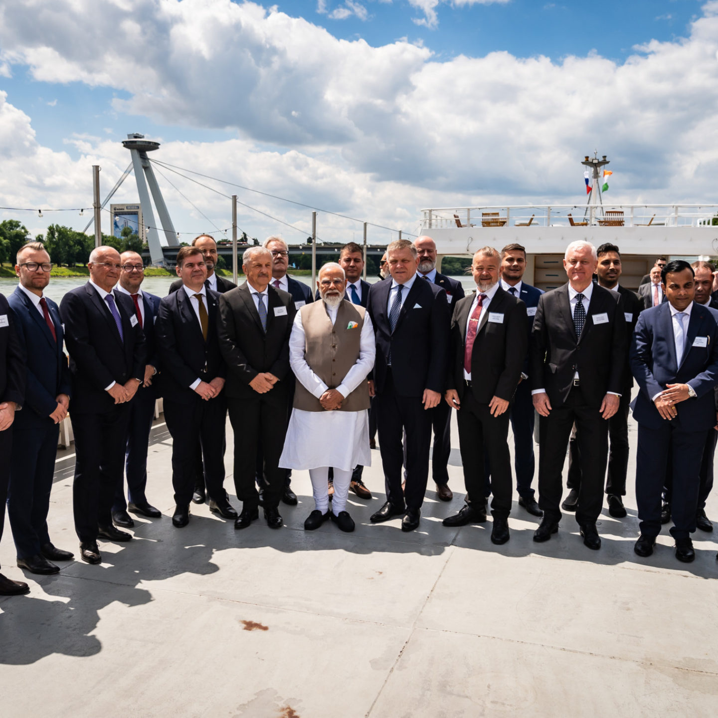 The first-ever visit of Indian Prime Minister Narendra Modi in Slovakia