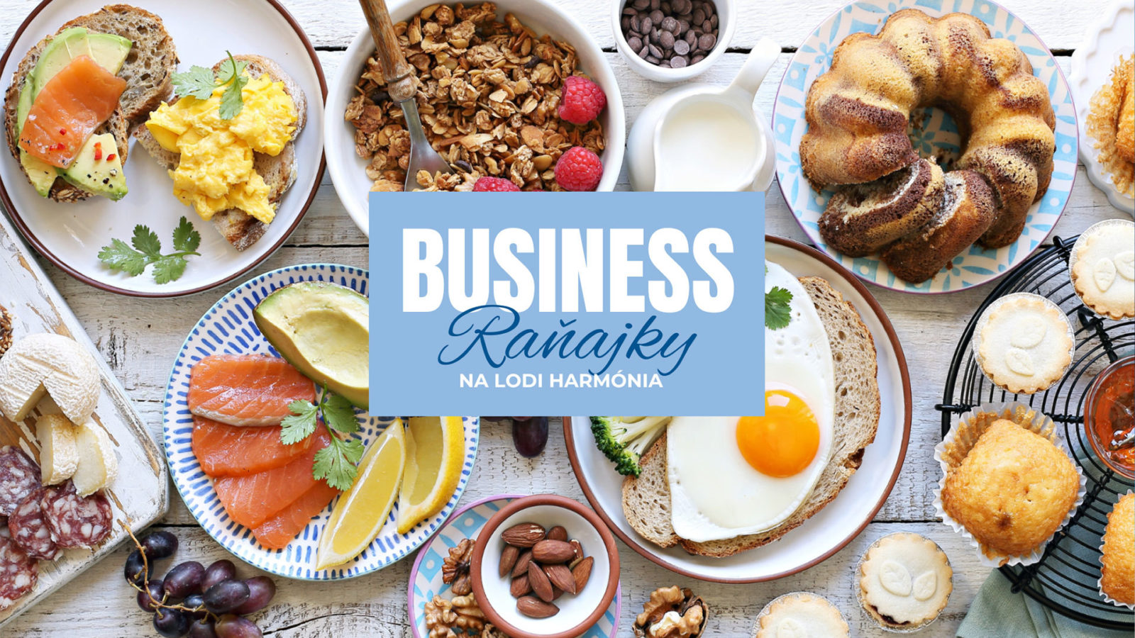 Business raňajky na lodi Harmónia