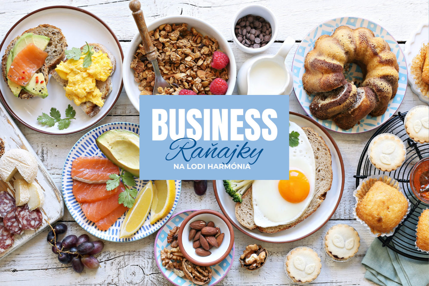 Business raňajky na lodi Harmónia