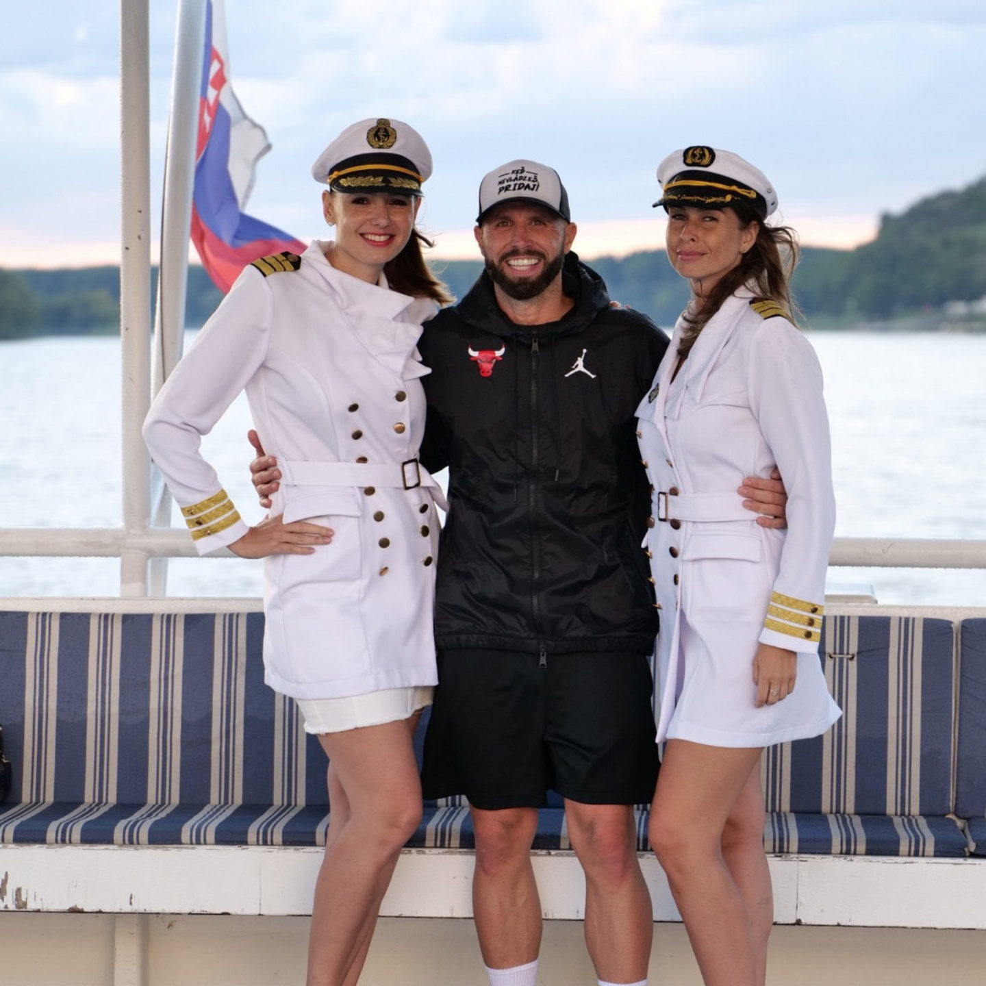 Jany Landl na lodi Harmónia